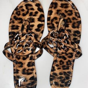 NWOB Tory Burch Leopard Sandals *see details